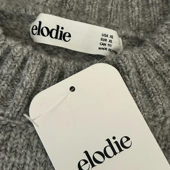 Elodie Wool Blend Sweater XL NWT - Picture 3 of 6
